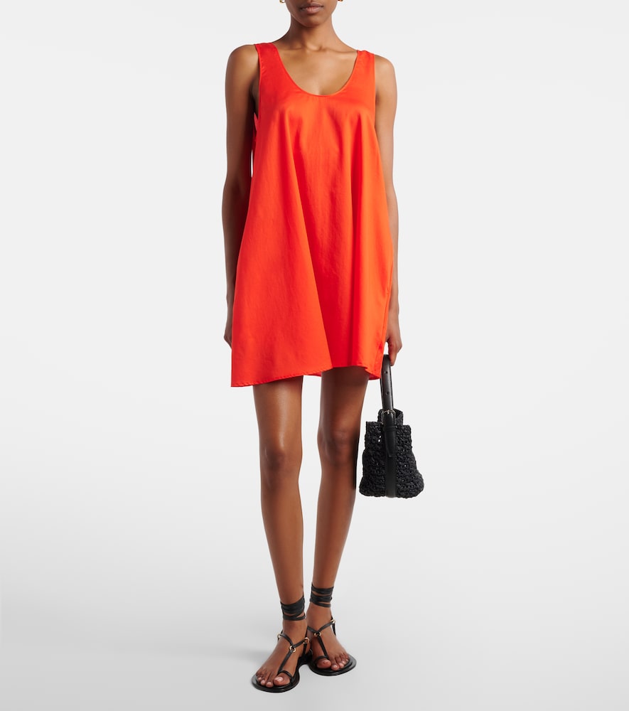 Yoko cotton poplin minidress