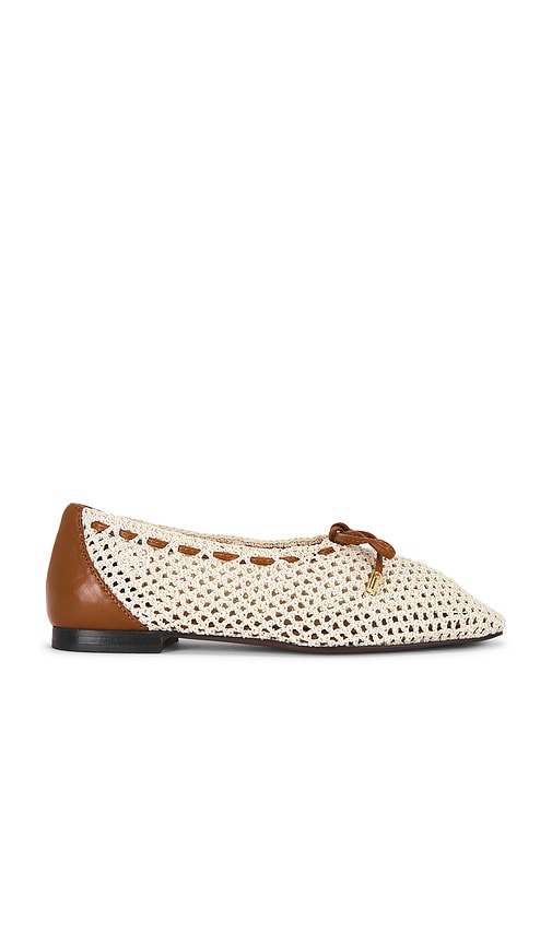 Madewell Sage Fishnet Ballet Flat in Neutral. - 6 also .5, 7, 7.5, 8, 8.5, 9, 9