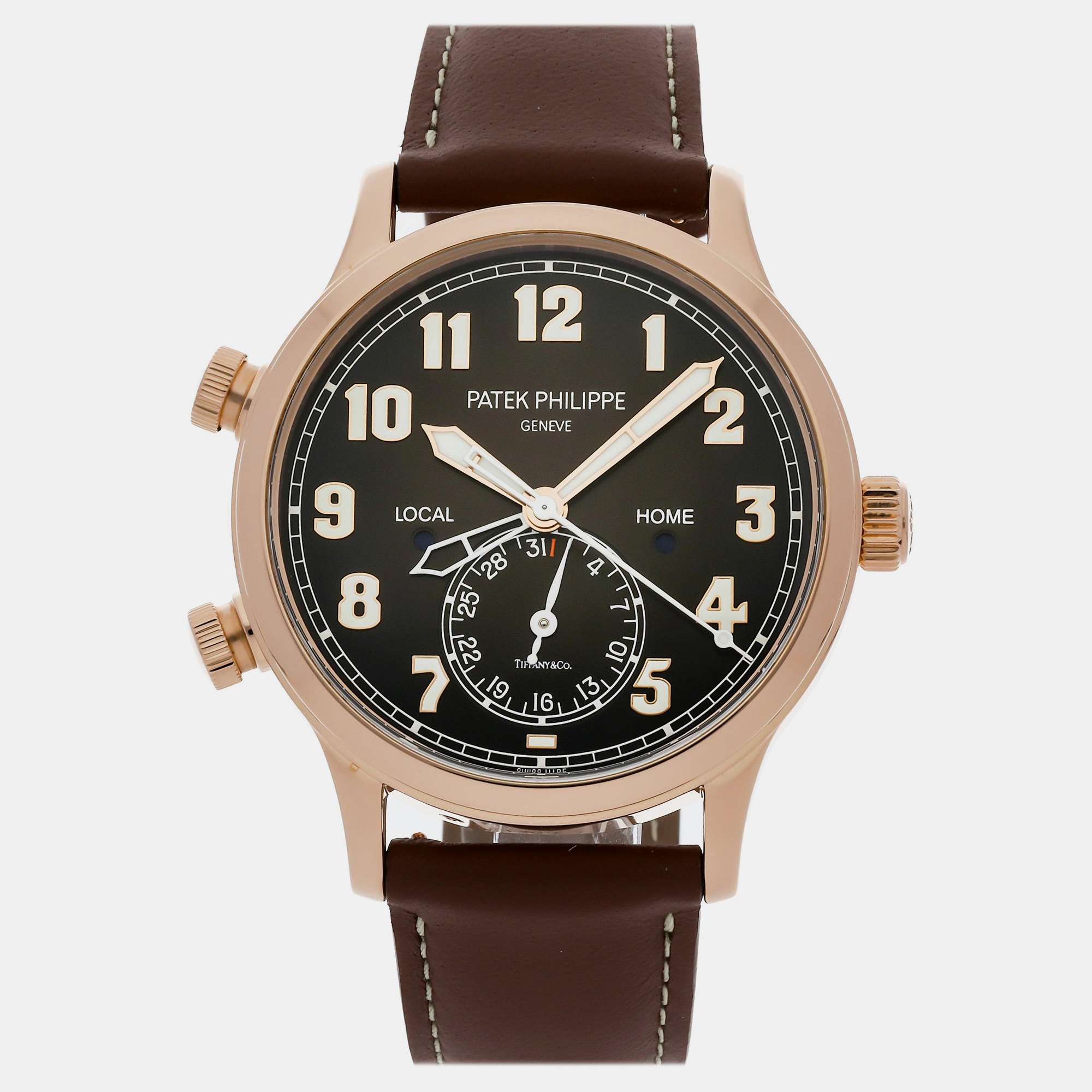 Patek Philippe Complications Calatrava Pilot Travel Time 5524R-001 "Tiffany & Co." Men's Watch Automatic Men's Wristwatch