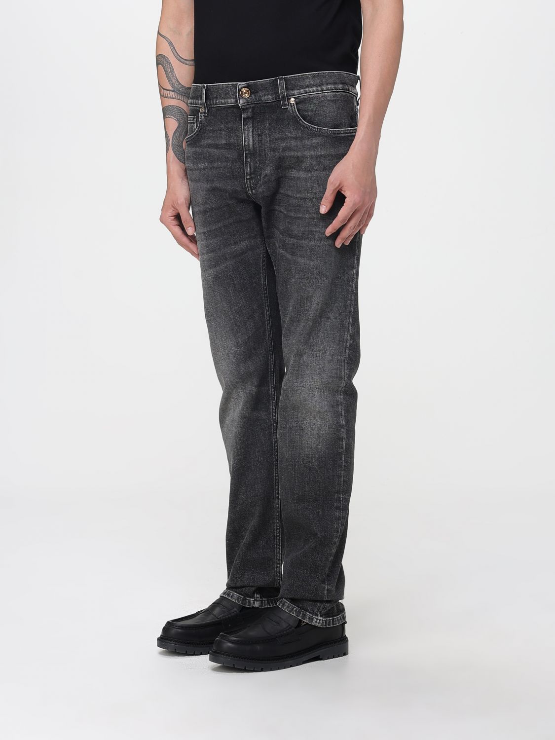 Jeans Men color Grey