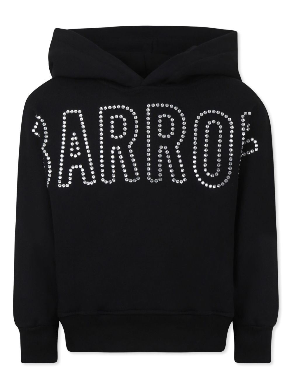 Logo-embellished hoodie - Black