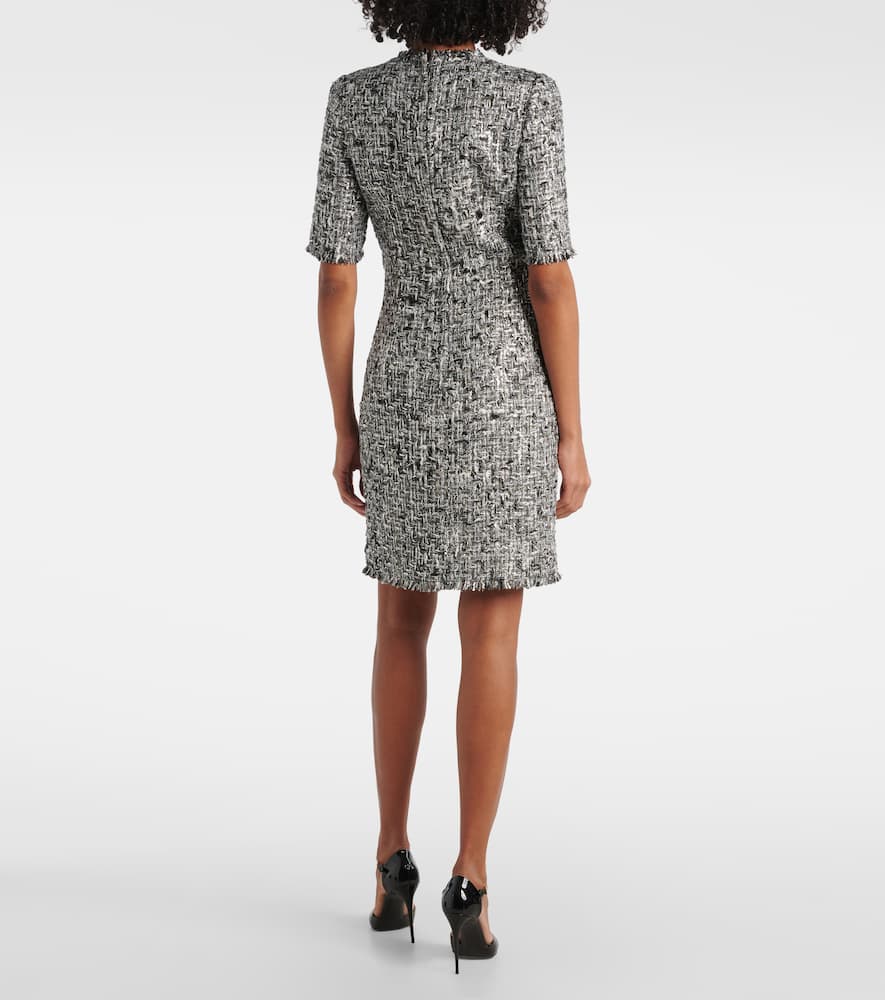 DG tweed lamé minidress