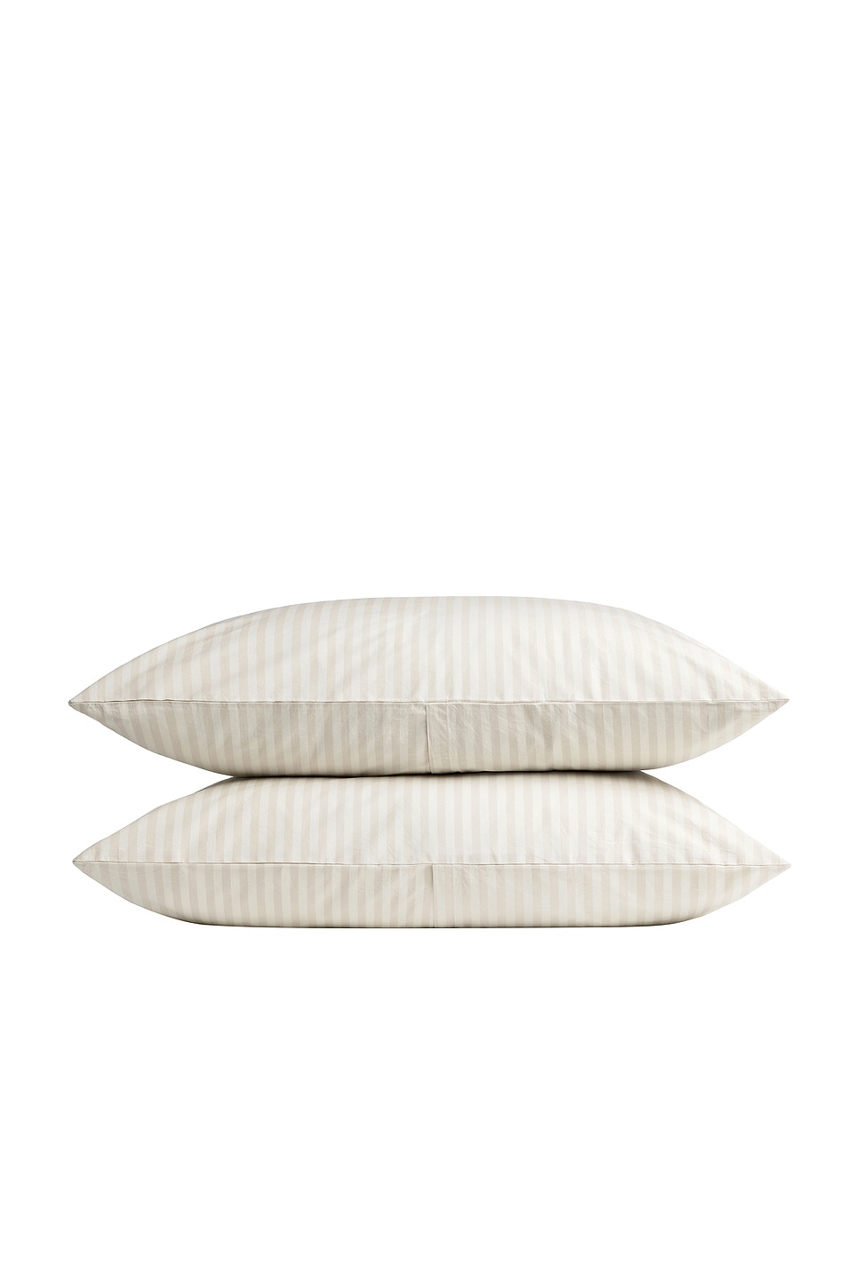 Parachute KISSENHÜLLEN-SET in Bone Stripe - Cream. KING also in