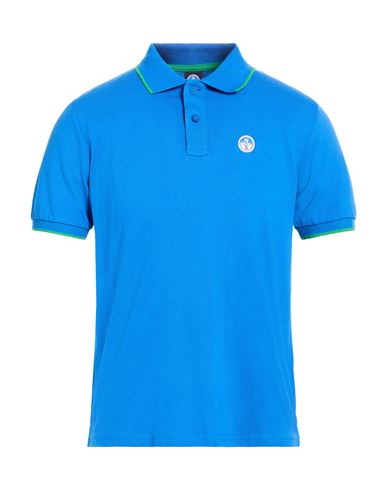 Man Polo shirt Azure Size XS Cotton