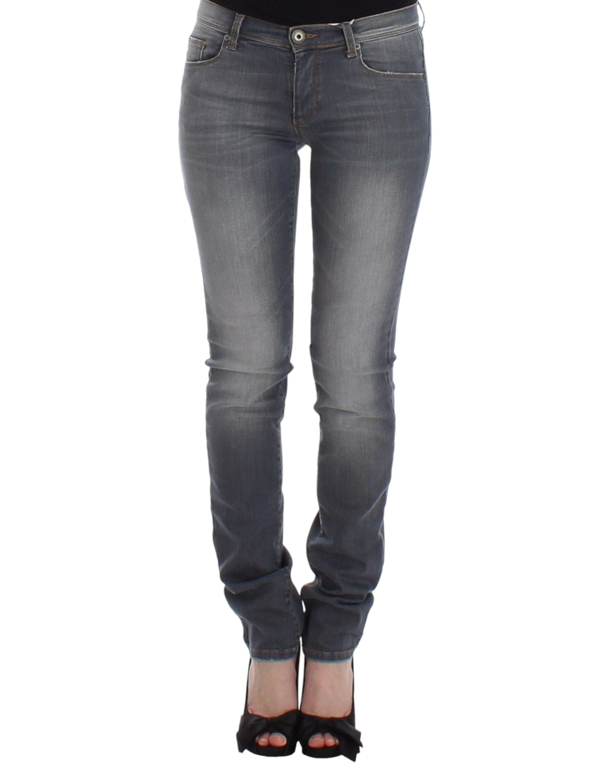 Stretch Denim Jeans — Gray