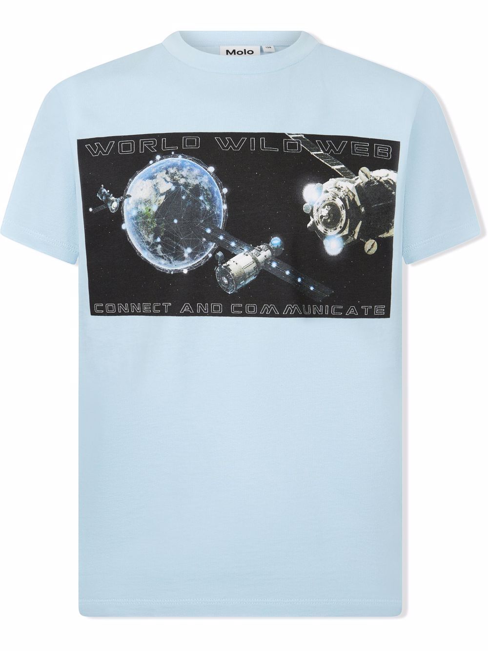 World Wide Web organic cotton T-shirt - Blue