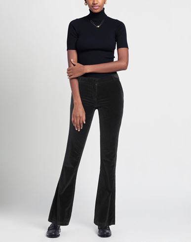 Kiltie Woman Pants Black Size 2 Cotton, Viscose, Elastane