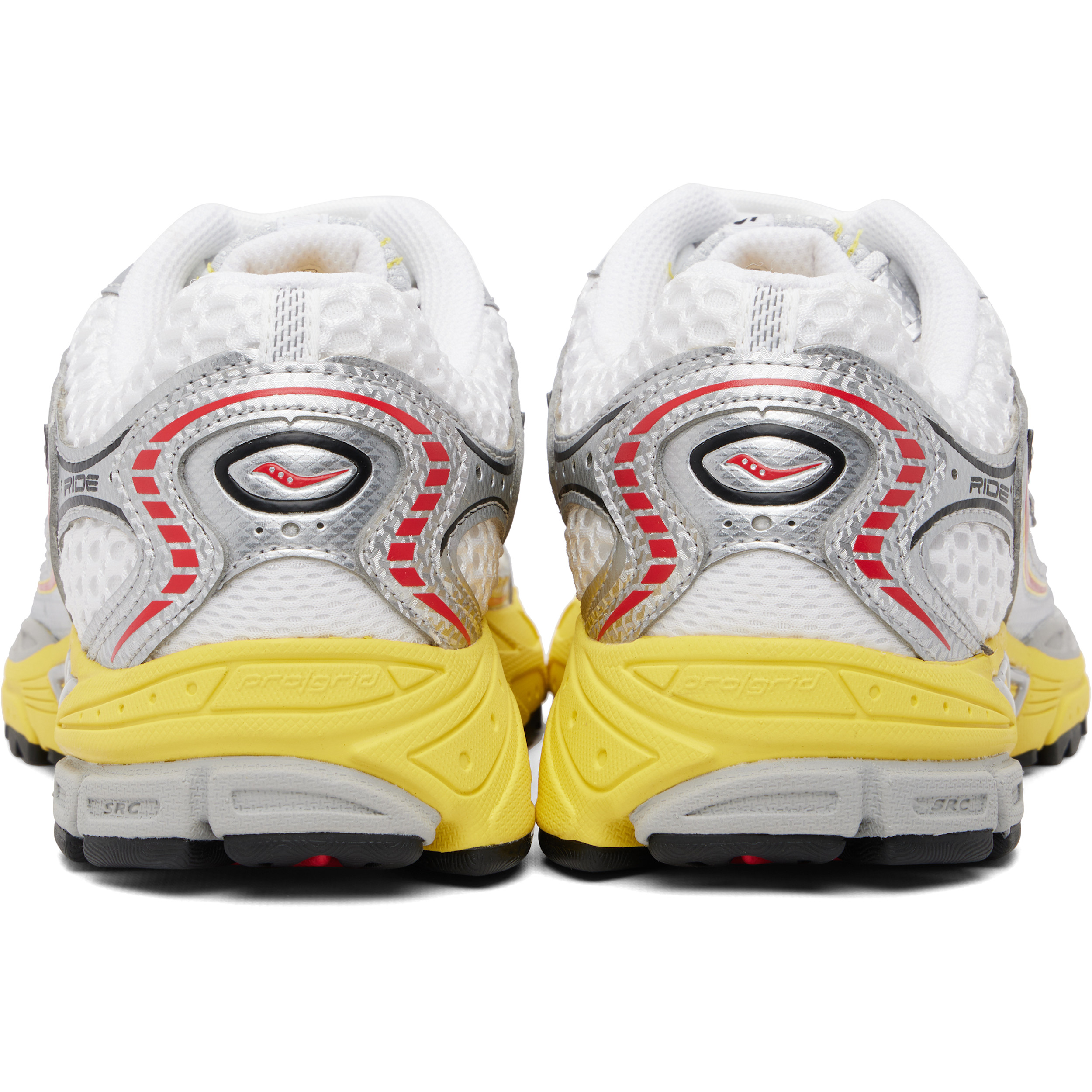 White & Silver Progrid Ride 1 Sneakers