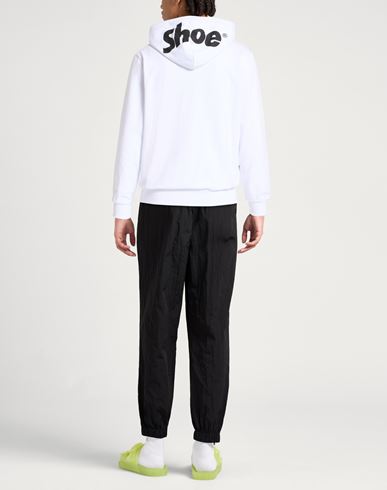 Man Sweatshirt White Size L Cotton, Elastane