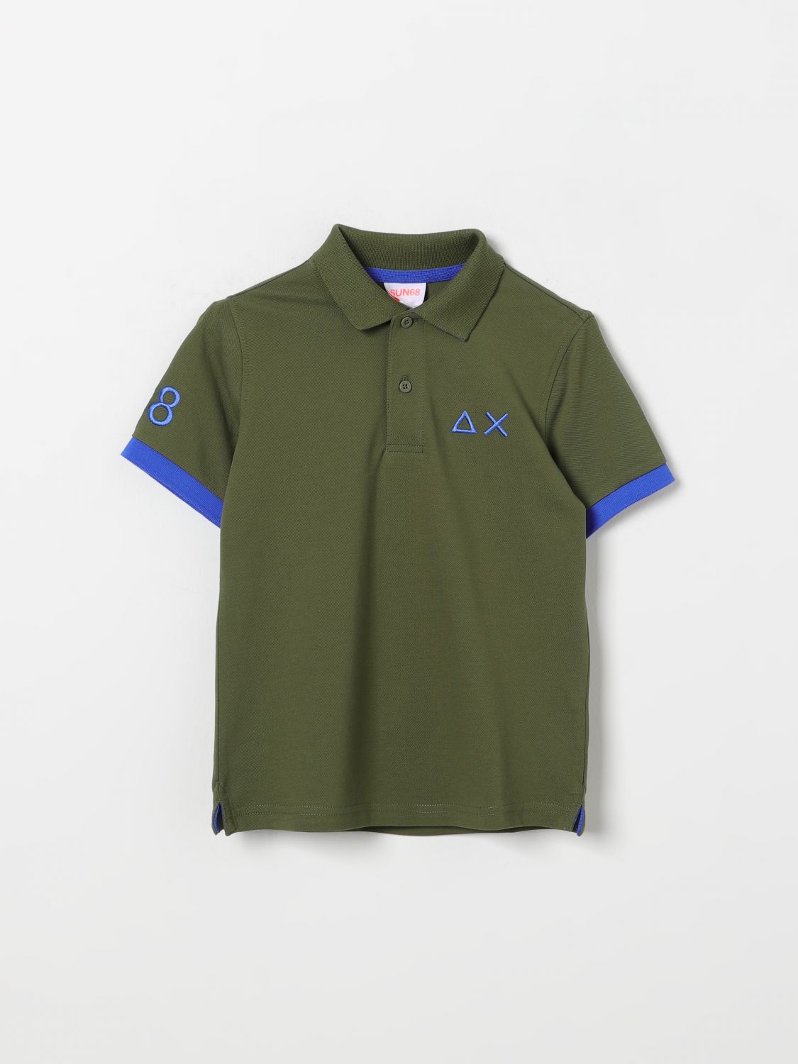 Polo Shirt Kids color Green