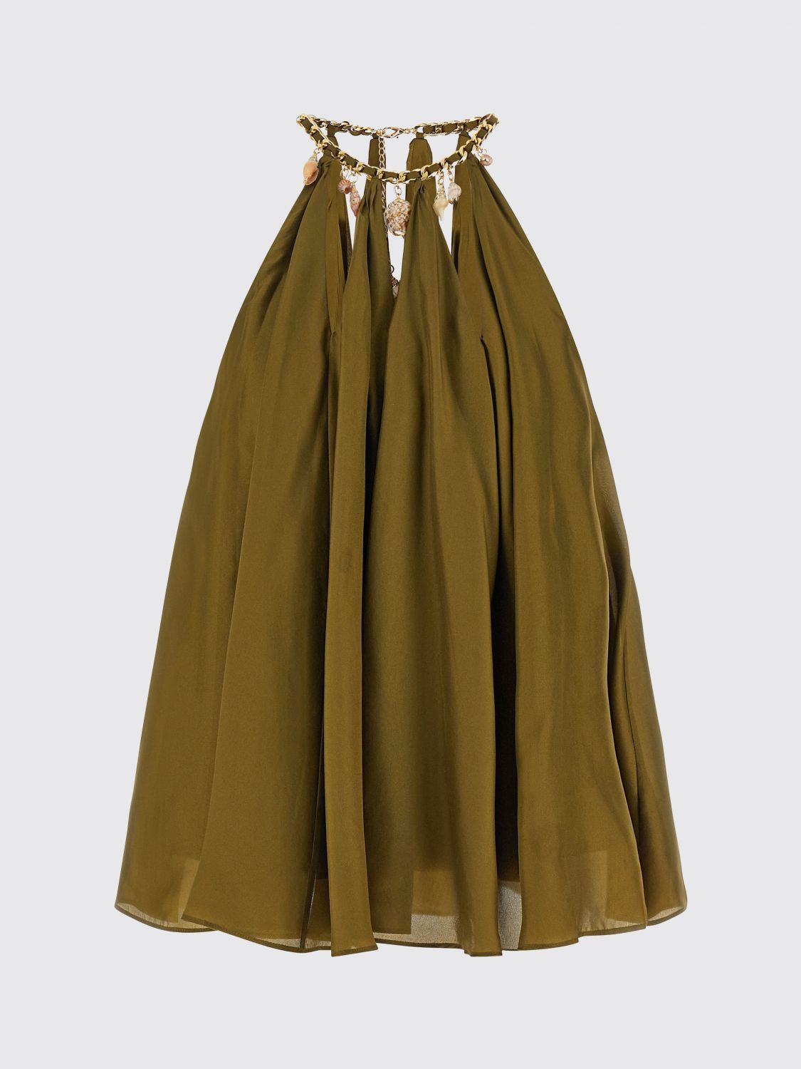 Top Woman color Green