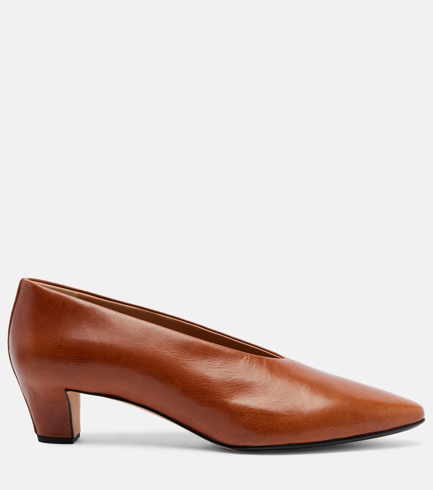 Bri leather pumps