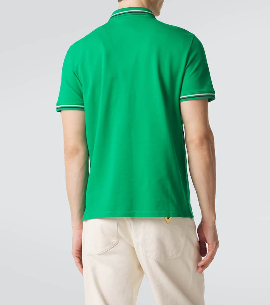 Cotton piqué polo shirt