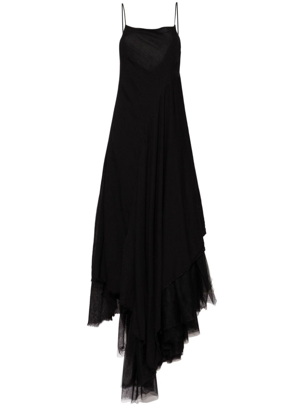 Combi Panneau Tulle Godiva dress - Black