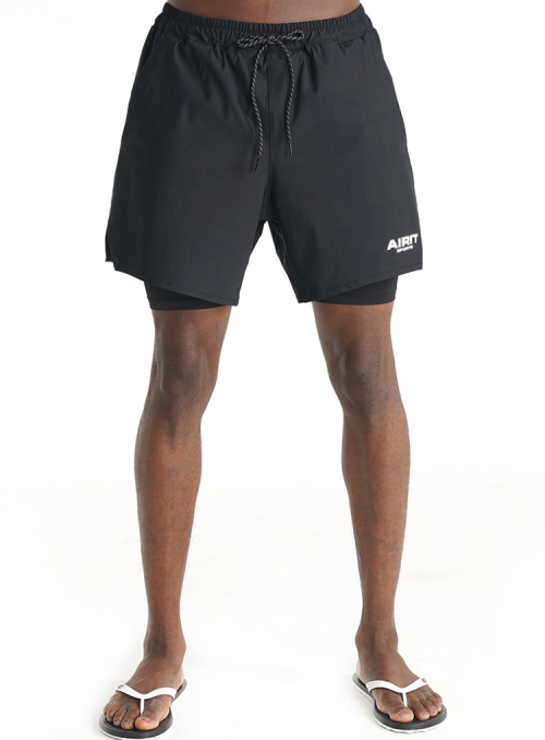 Two-in-one training shorts AM8004 BK