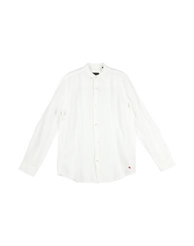 Peuterey Kid Boy Shirt White Size 12 Linen