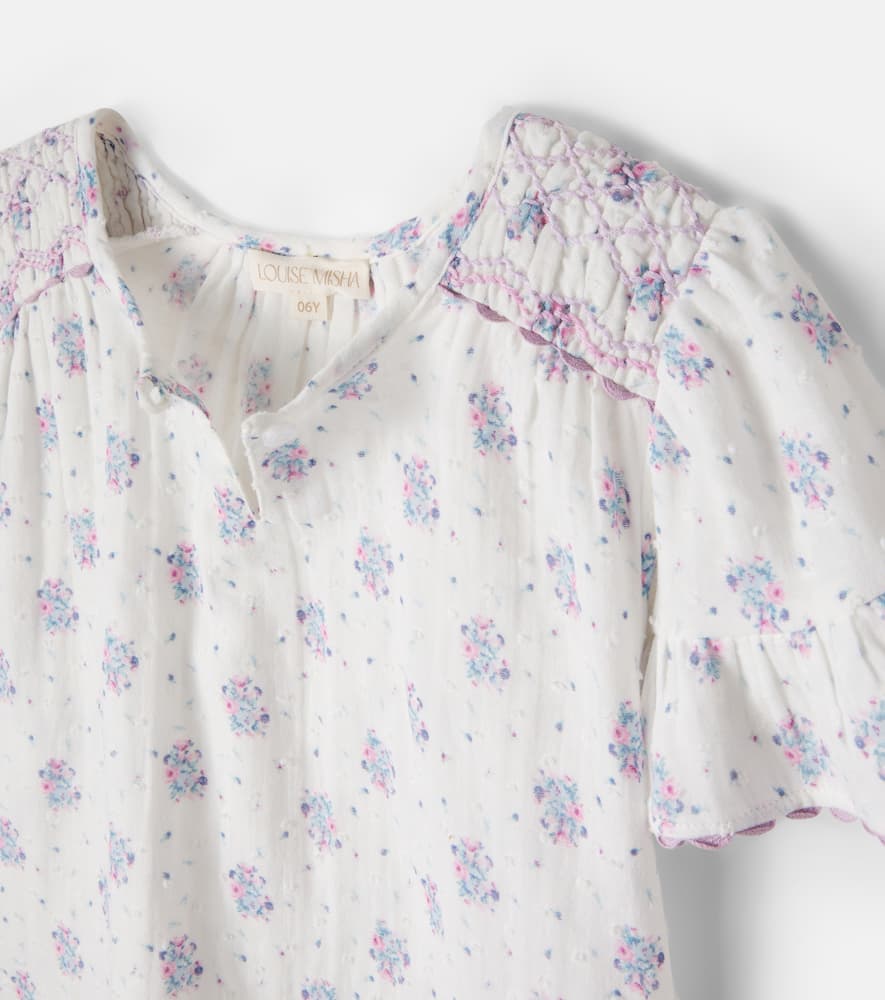 Feliza floral cotton gauze blouse