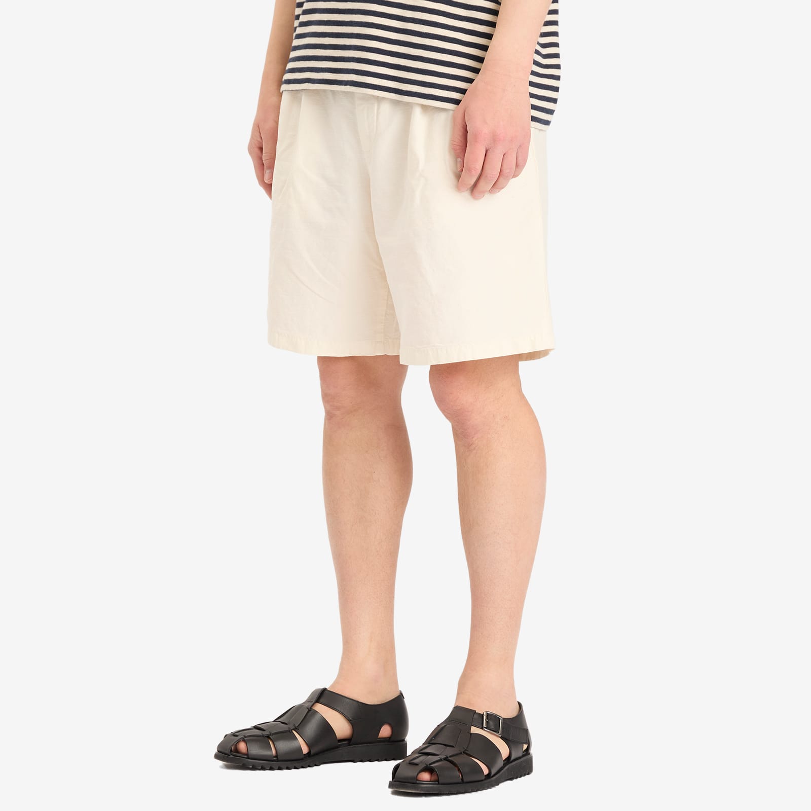 Men's Benn Cotton Linen Shorts Kit White