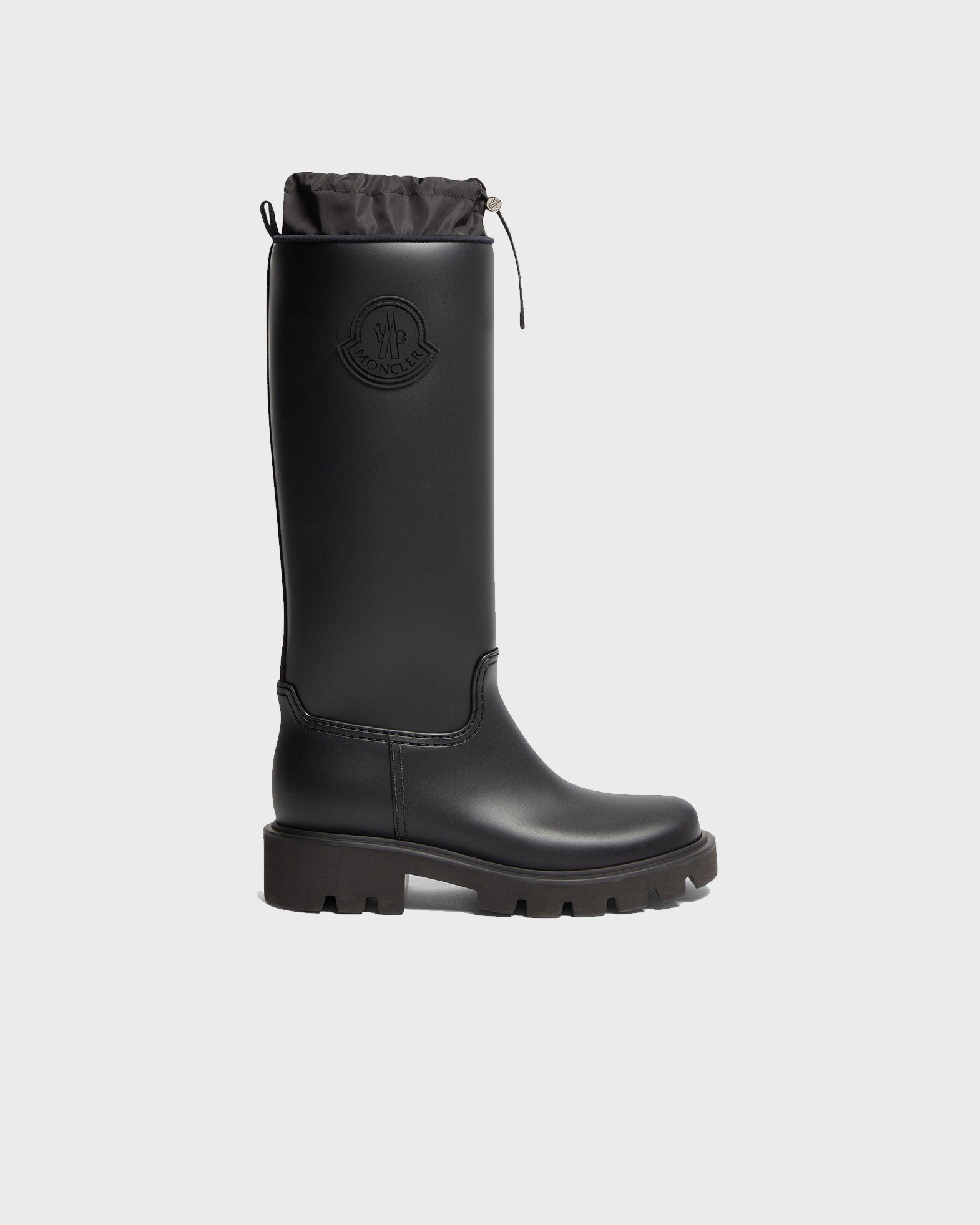 Moncler Kickstream High Rain Boots Black EUR