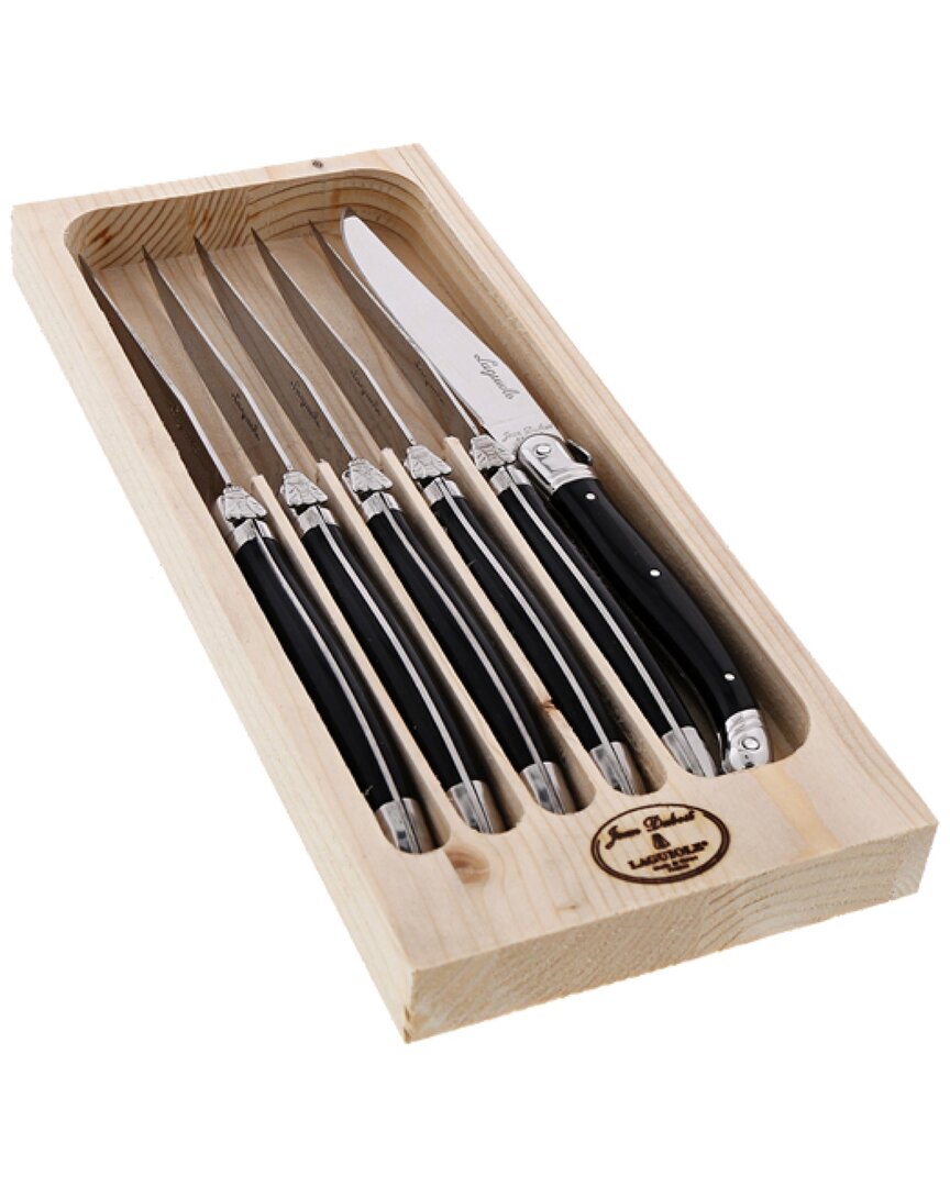 6 Black Knives Sharpened
