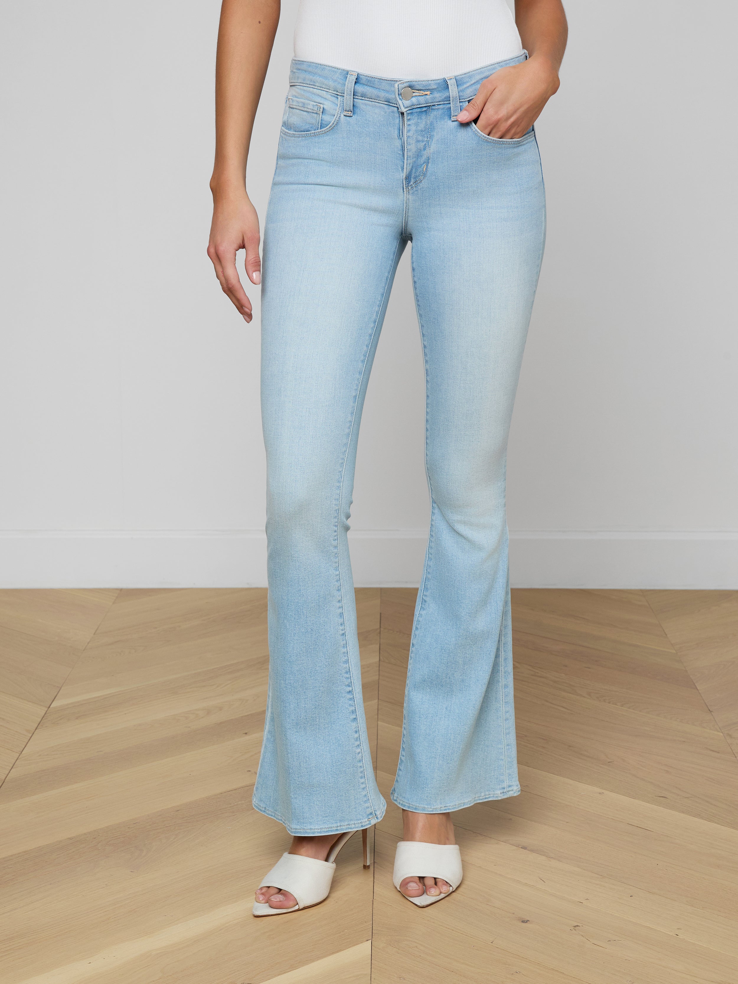 Taney Low-Rise Flare Jean In Normandie