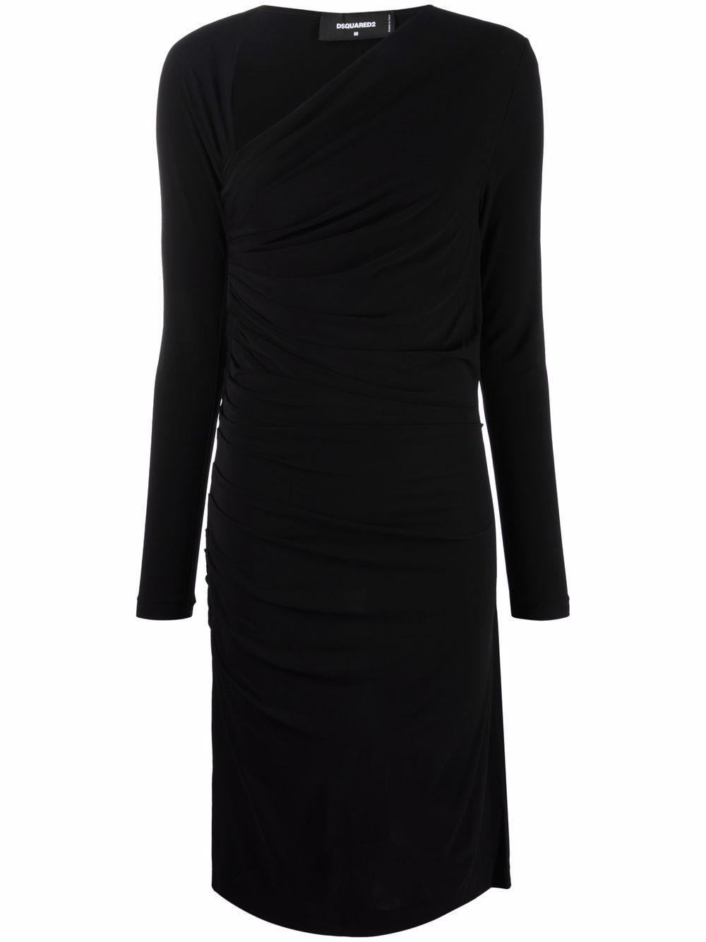 Ruched midi dress - Pink