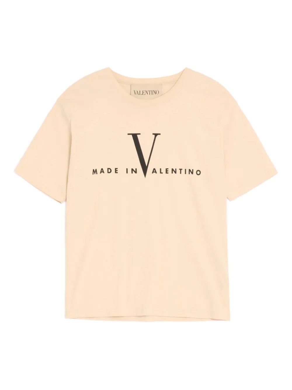 Valentino Cotton T-Shirt With Made In Valentino Pri