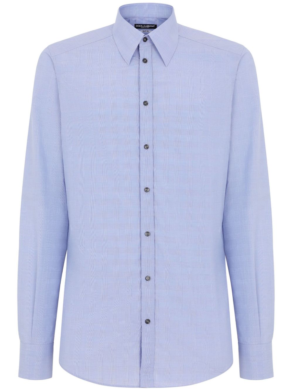 Plaid cotton shirt - Blue