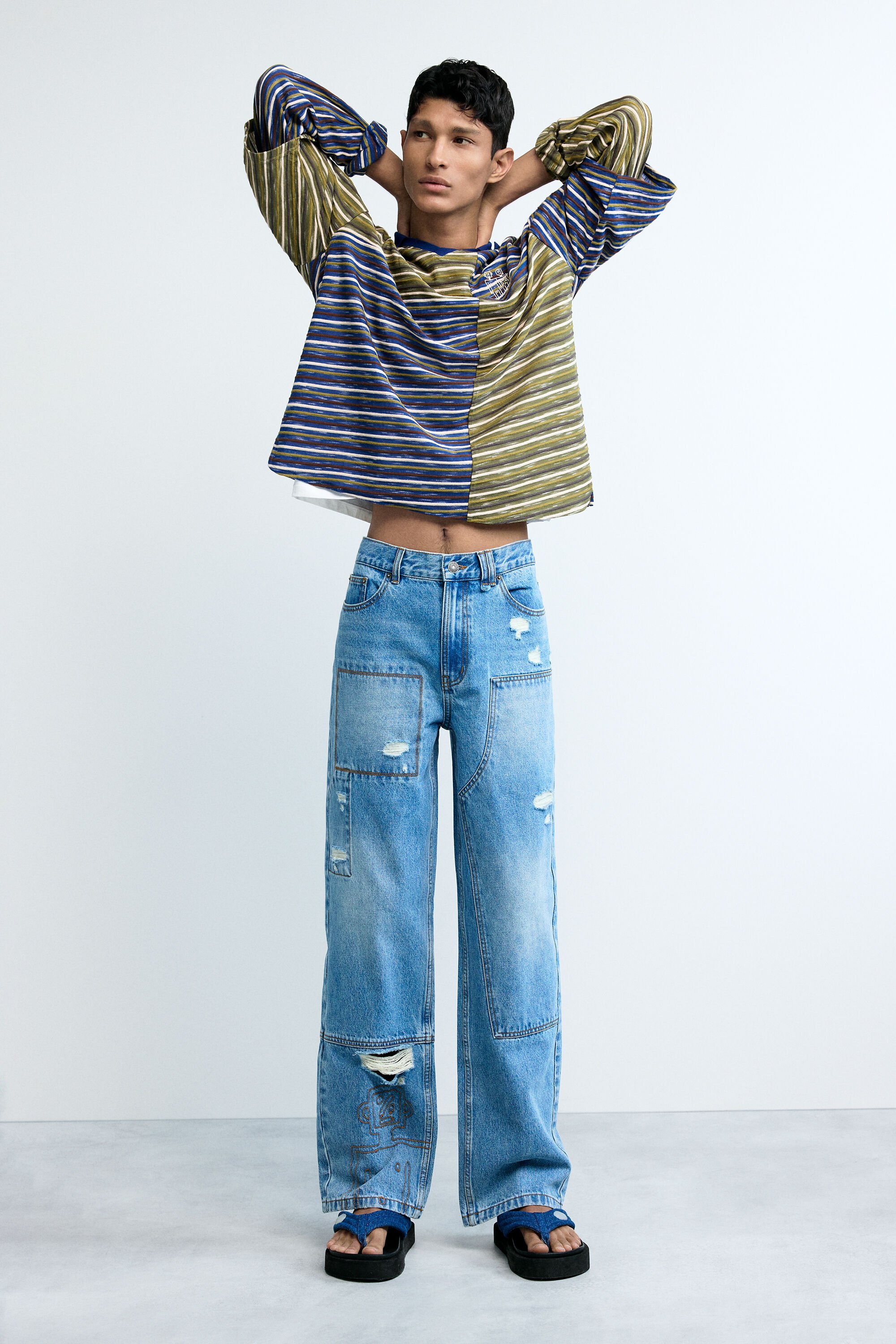 Jeans Trousers Sea