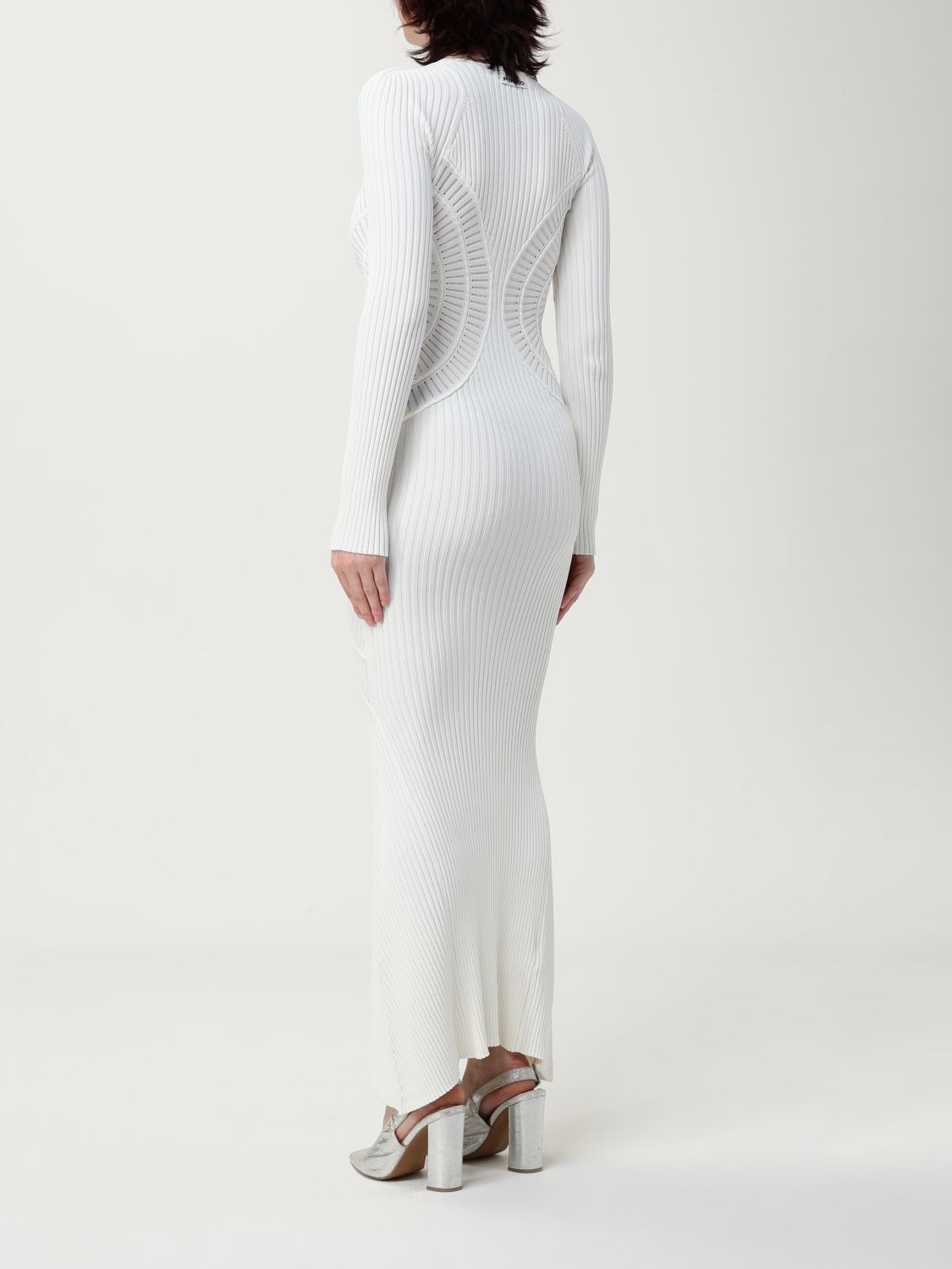 PINKO ribbed-knit dress - White