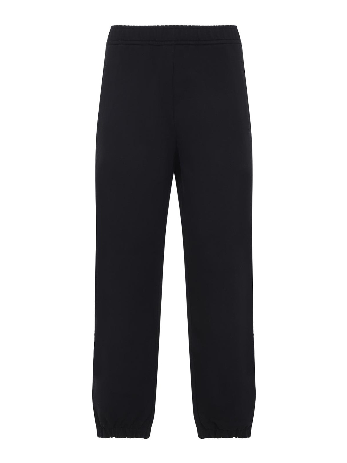 Lanvin - embroidered logo cotton jogger pant