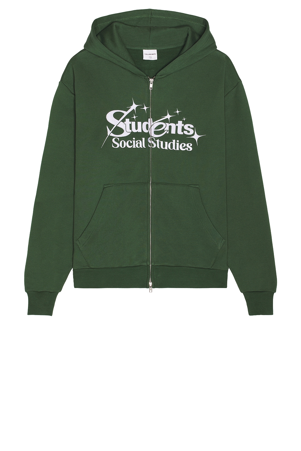 Students Golf Rising Stars Fleece Zip Hoodie in Dark Green