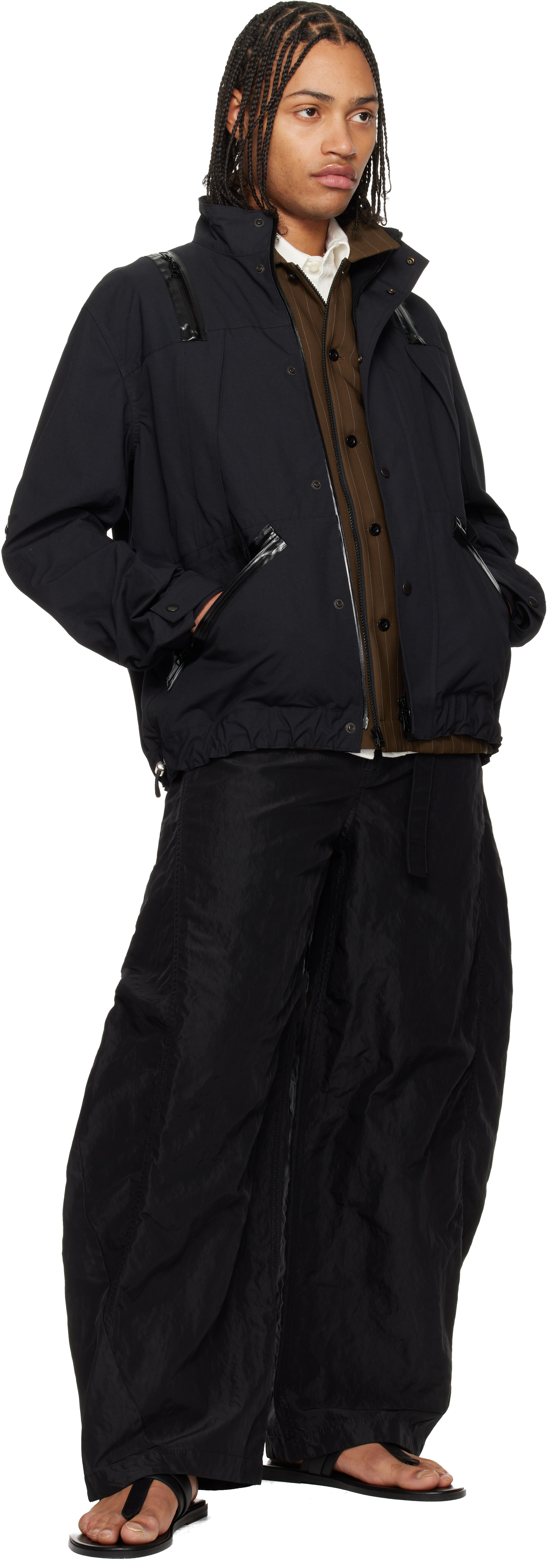 Black Weathercloth Jacket