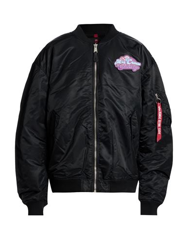 Man Jacket Black Size S Nylon