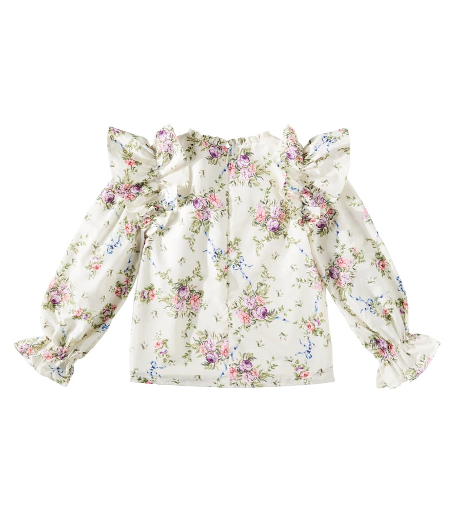Tutu Du Monde Belle ruffled floral blouse