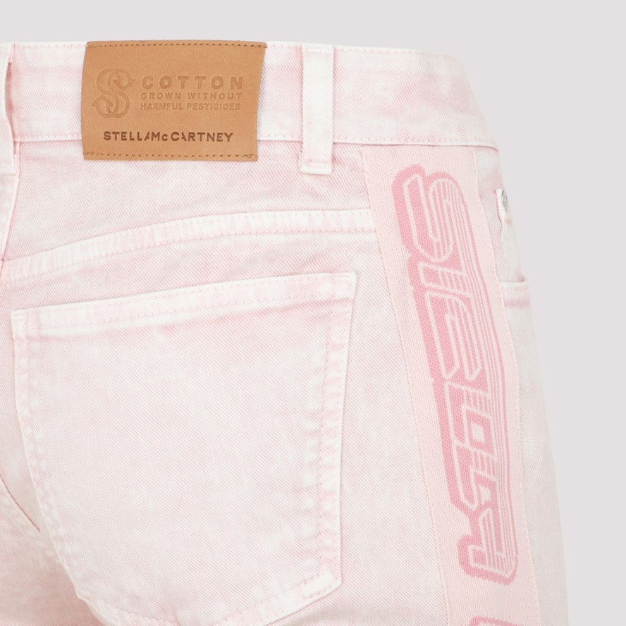 Logo tape slim jeans