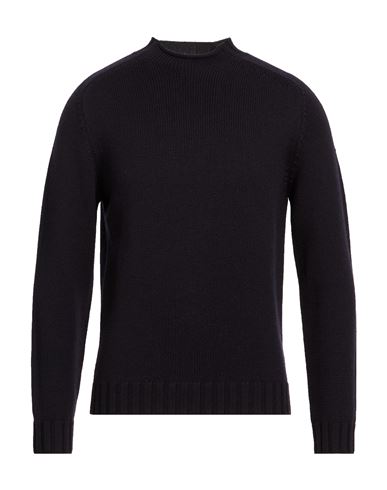 Man Sweater Midnight blue Size 40 Merino Wool