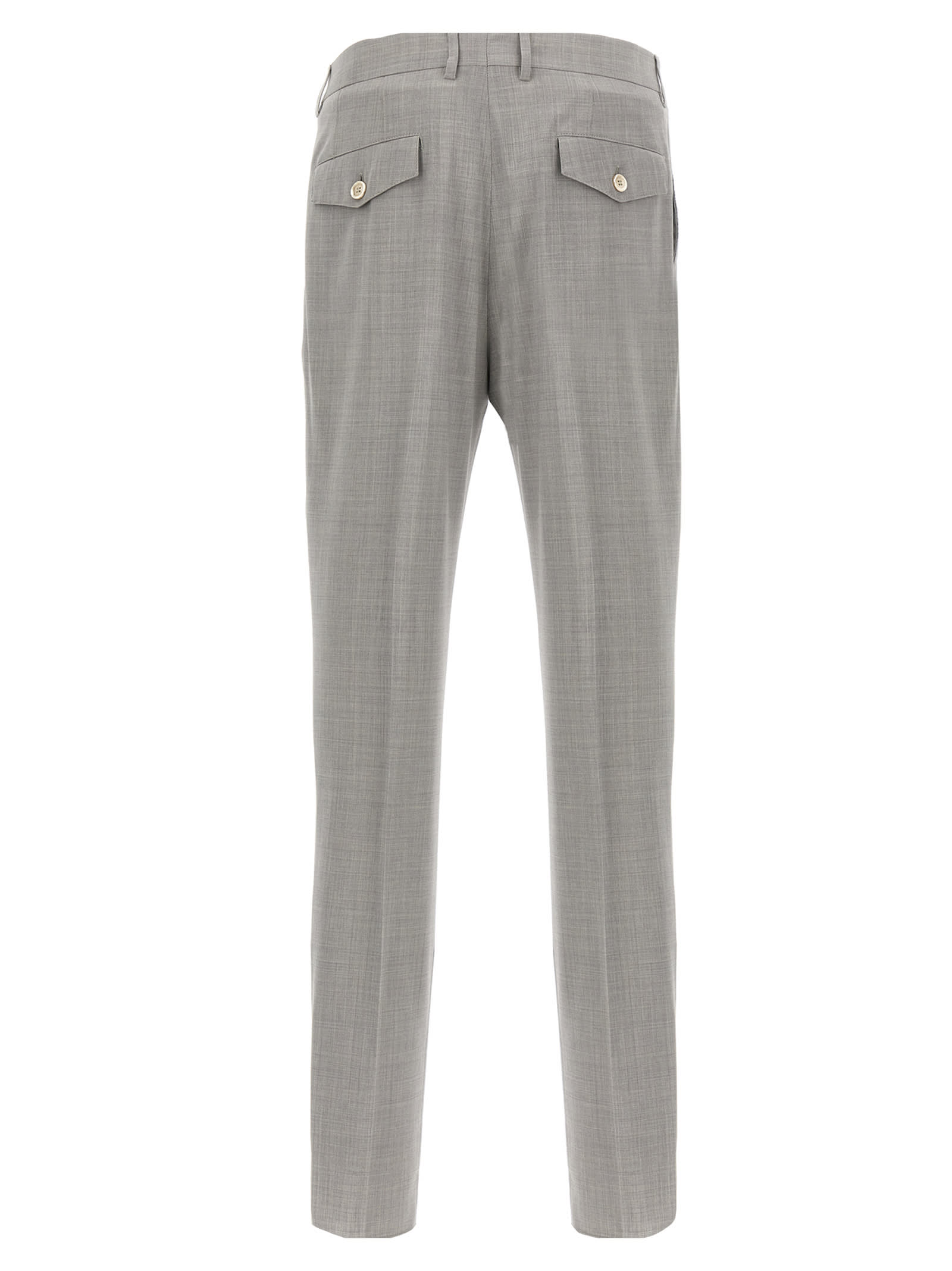 Cropped tailored trousers - Grey