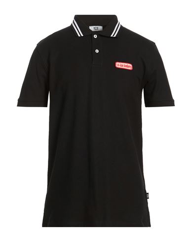 Man Polo shirt Black Size XL Cotton