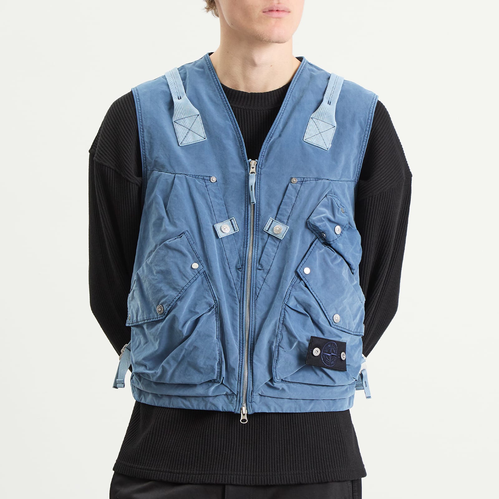 Men's David Light Indigo-TC Vest