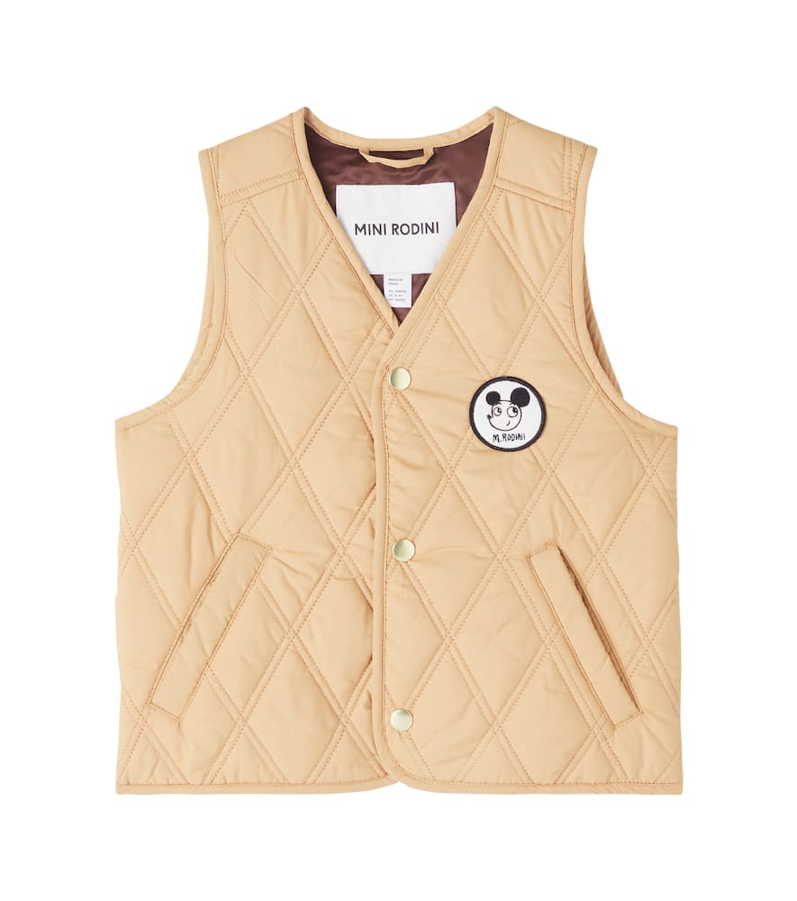Quilted puffer vest