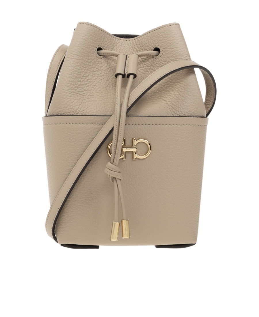 Gancini Soft bucket bag