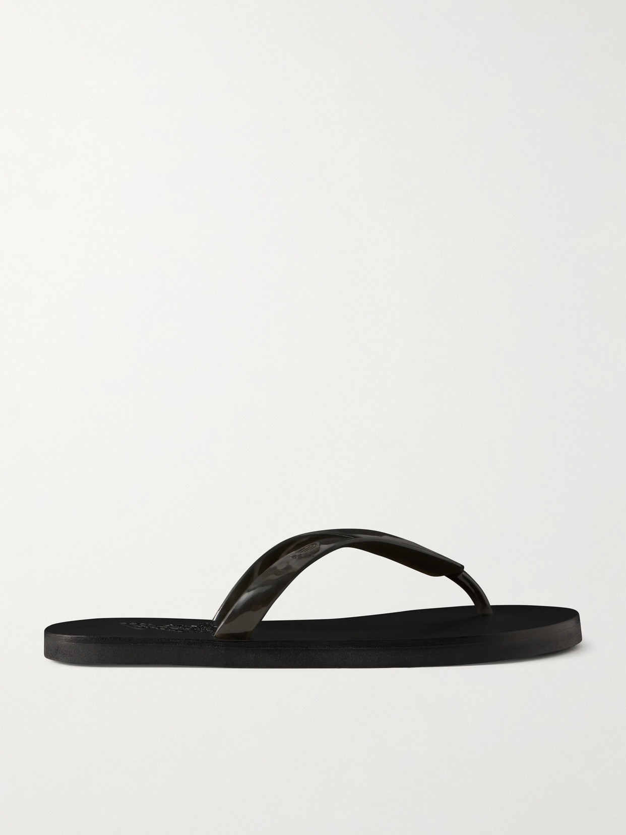 Sayonara Jelly Rubber Flip Flops - Black