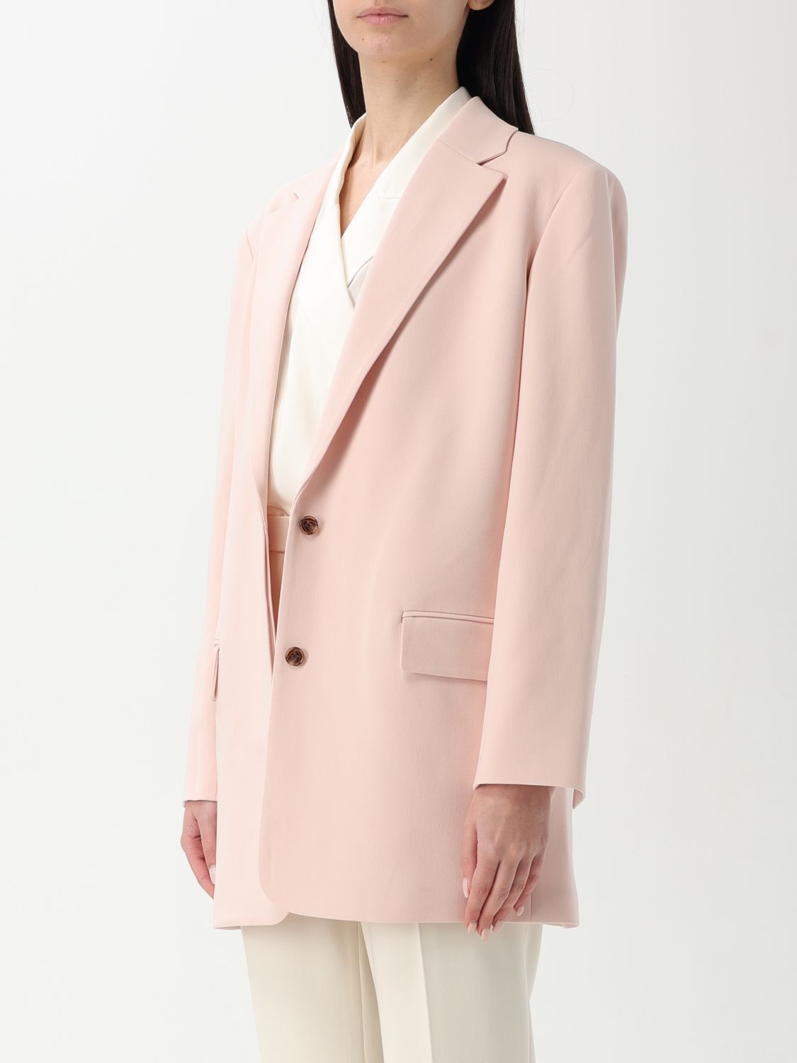 Single-breasted blazer - Pink
