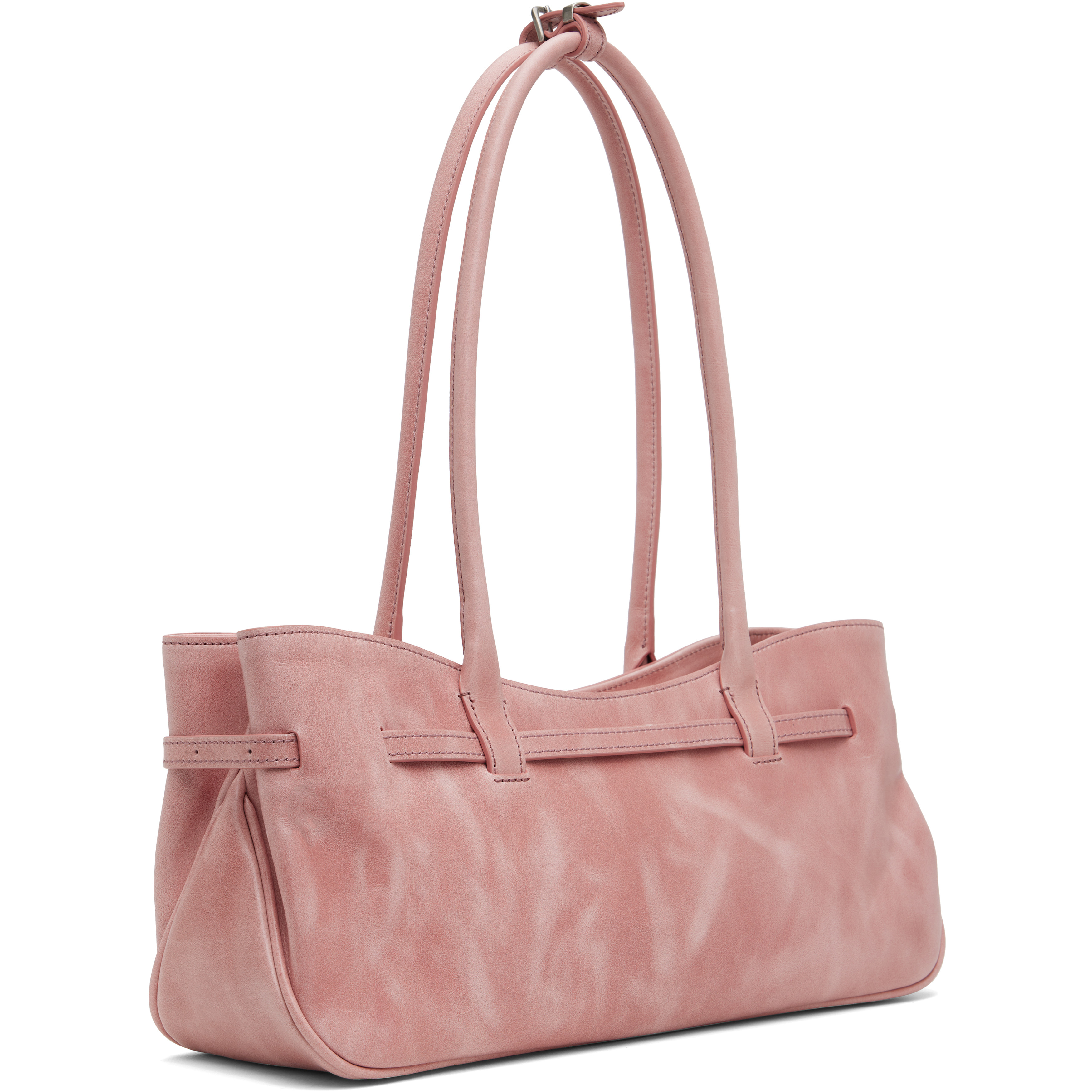 Pink Leather 'Grandma' Used Shoulder Bag