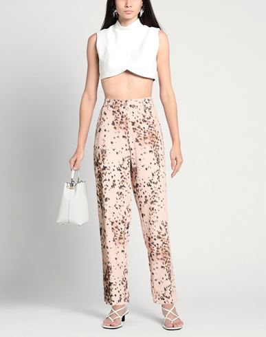 Woman Pants Blush Size S Polyester, Elastane