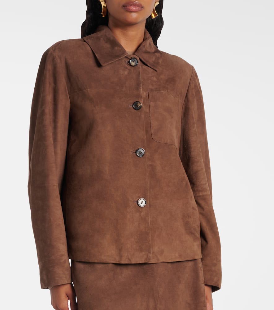Suede overshirt