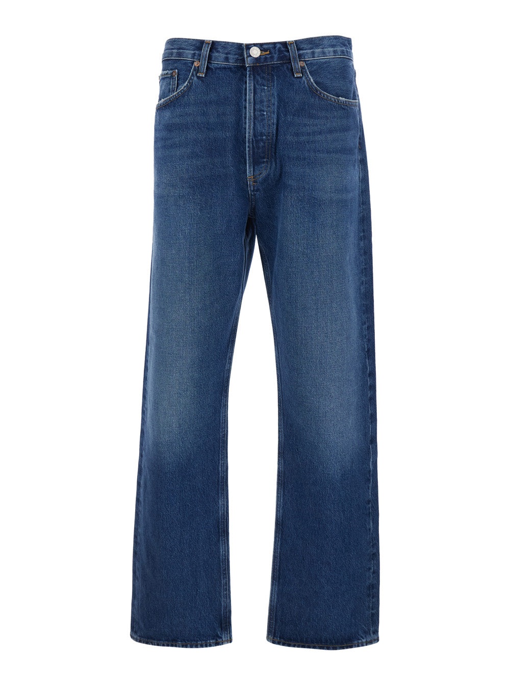 Regenerative Cotton 90s Five-Pocket Jeans — Blue