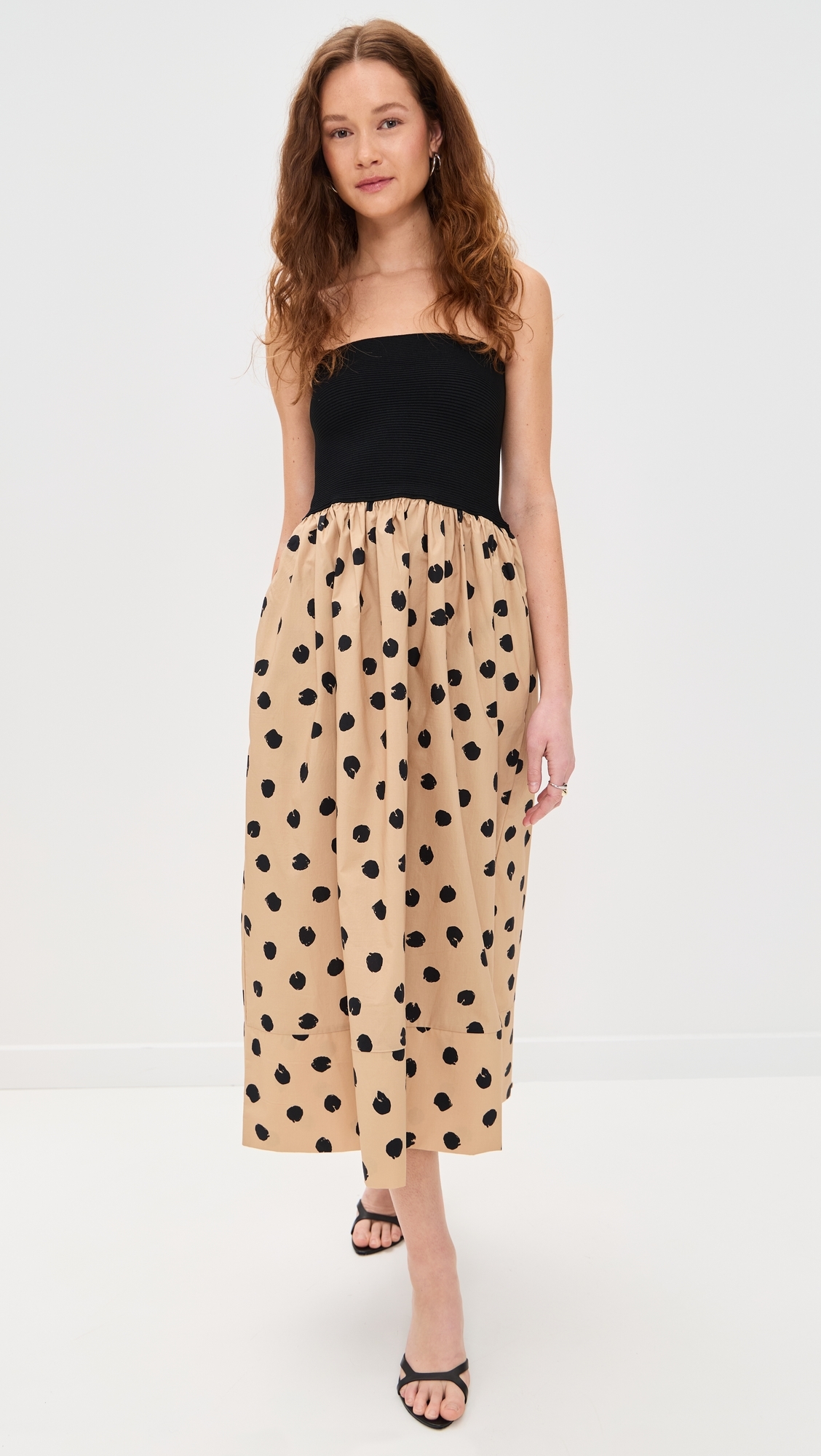 Cara Cara Cynthia Dress Spot Ginger Root