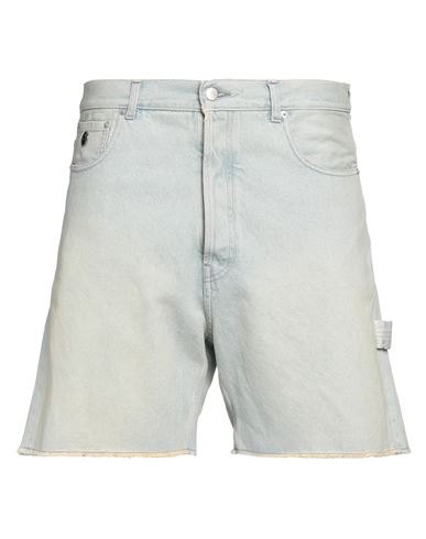 Man Denim shorts Blue